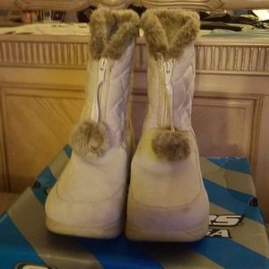 Winter White Boots
